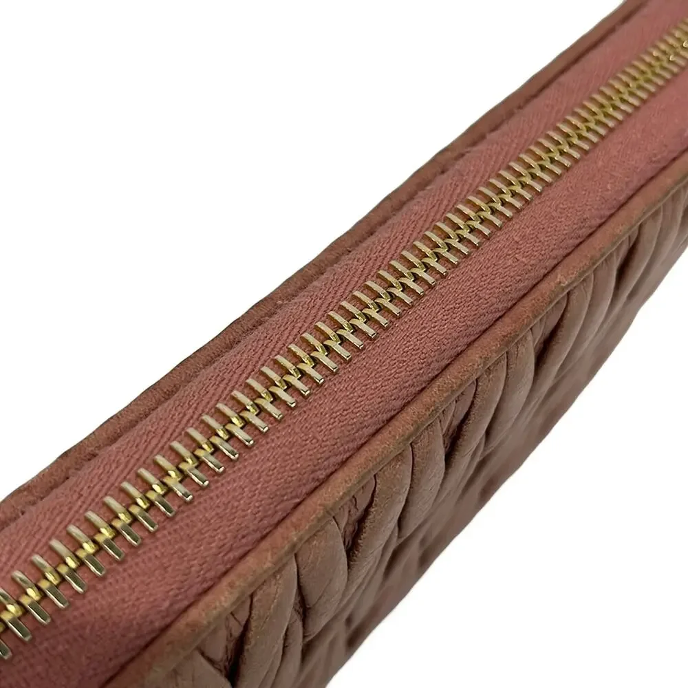 Miu Miu Matelasse Long Wallet